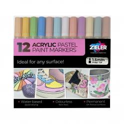 Zieler - Paint Markers Pastel Fine 609299513 - Toys