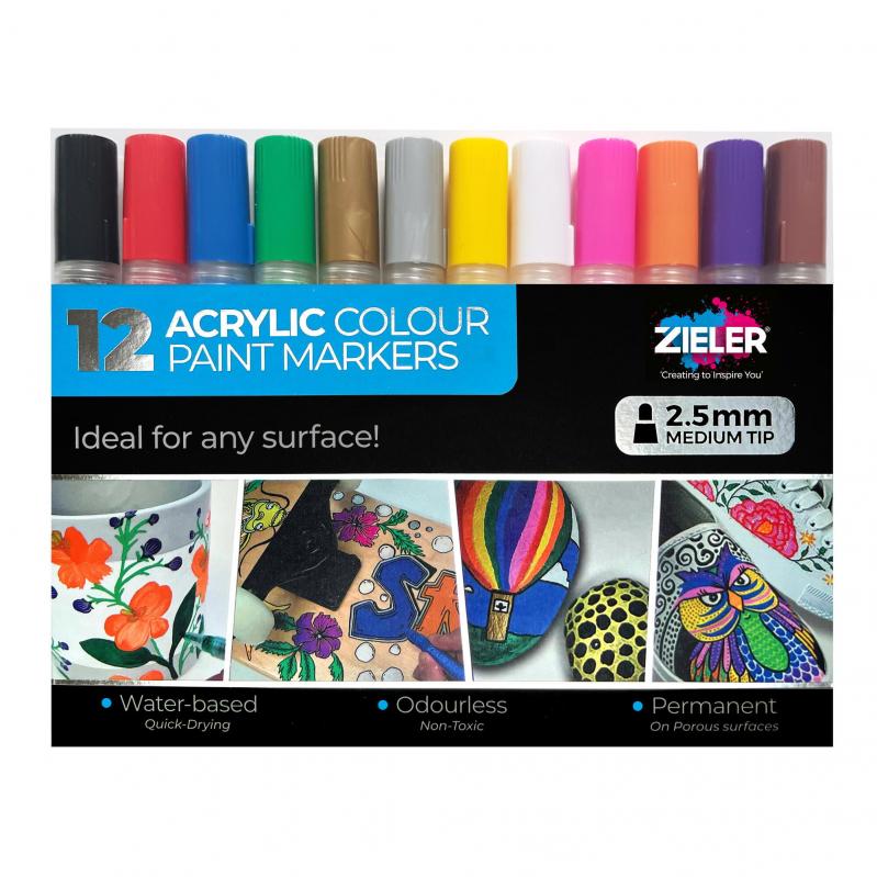 Zieler - Paint Markers Medium 609299290 - Toys