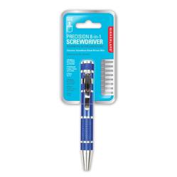 PRECISION 8-IN-1 SCREWDRIVER ASSORTED CD34-A Assorted - Gadgets