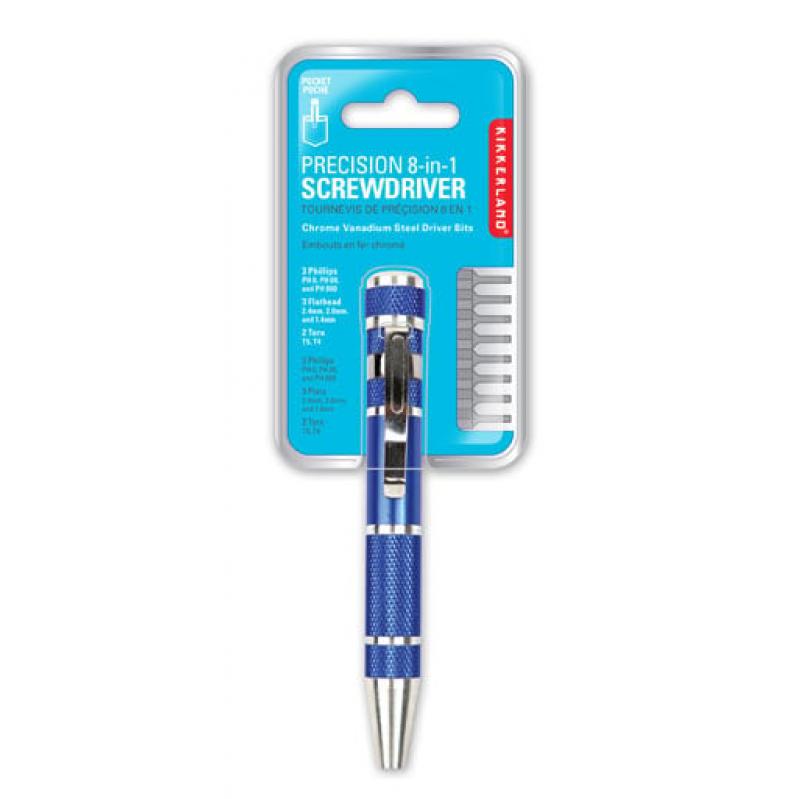 PRECISION 8-IN-1 SCREWDRIVER ASSORTED CD34-A Assorted - Gadgets