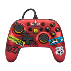 PowerA Nano Wired Switch Controller - Mario Kart Racer Red - Nintendo Switch