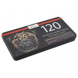 Nassau - Coloured pencils, 120 pcs in tin box - (K-AR0215-GE) - Toys