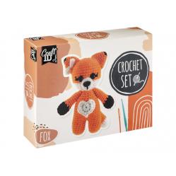 Craft ID - Crochet kit fox 13x85x17cm - K-CR1700-GE - Toys