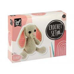 Craft ID - Crochet kit bunny 12x9x12cm - K-CR1702-GE - Toys