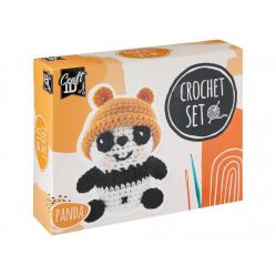 Craft ID - Crochet kit panda 9x8x13cm - K-CR1703-GE - Toys