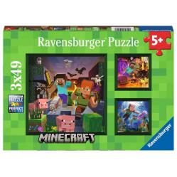 Ravensburger - Minecraft Biomes 3x49p - (10105621) - Toys