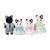 Sylvanian Families - Tuxedo Cat Family (5181) - Toys