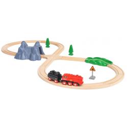 Brio - Steam locomotive set - 36017 - Toys