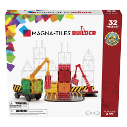 Magna-Tiles - Builder 32 pcs set - 90226 - Toys