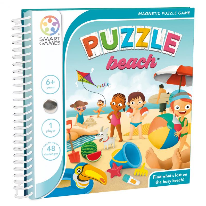 SmartGames - Magnetic Travel - Puzzle Beach (Nordic) (SG2327) - Toys