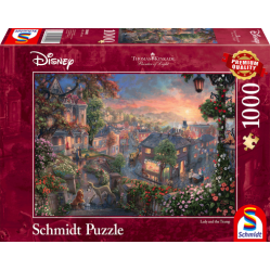 Schmidt - Thomas Kinkade Disney - Lady and the Tramp 1000 pieces SCH9490 - Toys