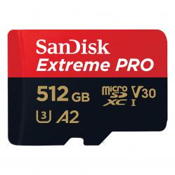 SANDISK - MicroSDXC Extreme Pro 512GB 200MB-s A2 C10 V30 UHS-I - Electronics