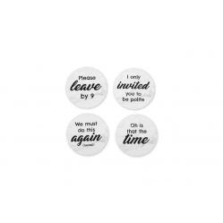Rude Coasters Set of 4 - Gadgets