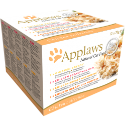 Applaws Wet Cat Food Multipack 12x70 Chicken collection 171017 Pet Supplies