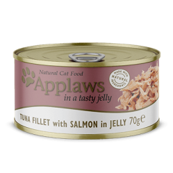 Applaws 24 x Wet Cat Food in Jelly 70 g Tunasalmon Pet Supplies