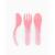 Twistshake - Learn Cutlery 6+m Pastel Pink - Baby and Children
