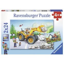 Ravensburger - Digger At Work 2x24p - 07802 - Toys