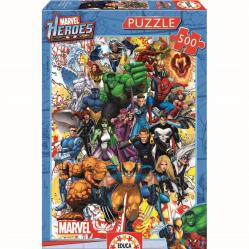 Educa - 500 Marvel Heroes Puzzles 80-15560 - Toys