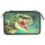 Dino World - Triple Pencil Case - Green With 3D Effect - ( 0412475 ) - Toys