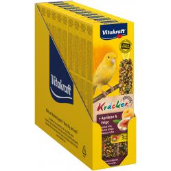 Vitakraft - Bird treats - 10 x KrAcker abricot and fig for canarys bundle - Pet Supplies