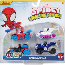 SPIDEY - AMAZING METALS CAR 4 PK SNF0200 - Toys