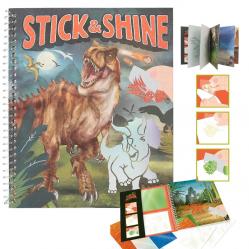 Dino World - Colouring Book Stick AND Shine 0412473 - Toys