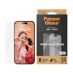 PanzerGlass - Screen Protector iPhone 15 - Classic Fit - Electronics