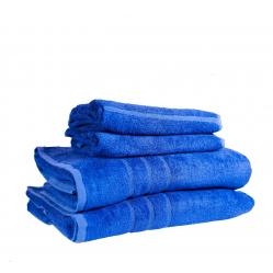 Luna Sleep - Bamboo towels 4 pack - Royal blue - Home and Kitchen