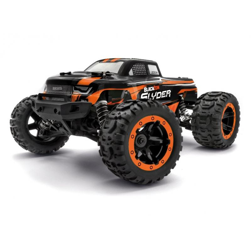 BLACKZON - Slyder MT 1-16 4WD Electric Monster Truck - Orange 540099 - Toys