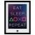 PLAYSTATION - Framed print "Eat Sleep Repeat" (30x40) - Fan Shop and Merchandise