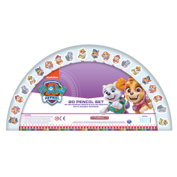 Paw Patrol - Pink 20 pencil set (045607053) - Toys