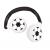 Lexibook - Football - 2 in 1 Bluetooth® foldable Headphones (HPBT010FO) - Toys