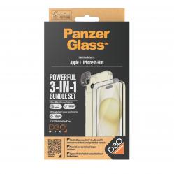 PanzerGlass - Apple Iphone 15 Plus 6,7 Ultra Wide Fit Bundle AND Picture Perfect AND Hardcase with D30 - Electronics