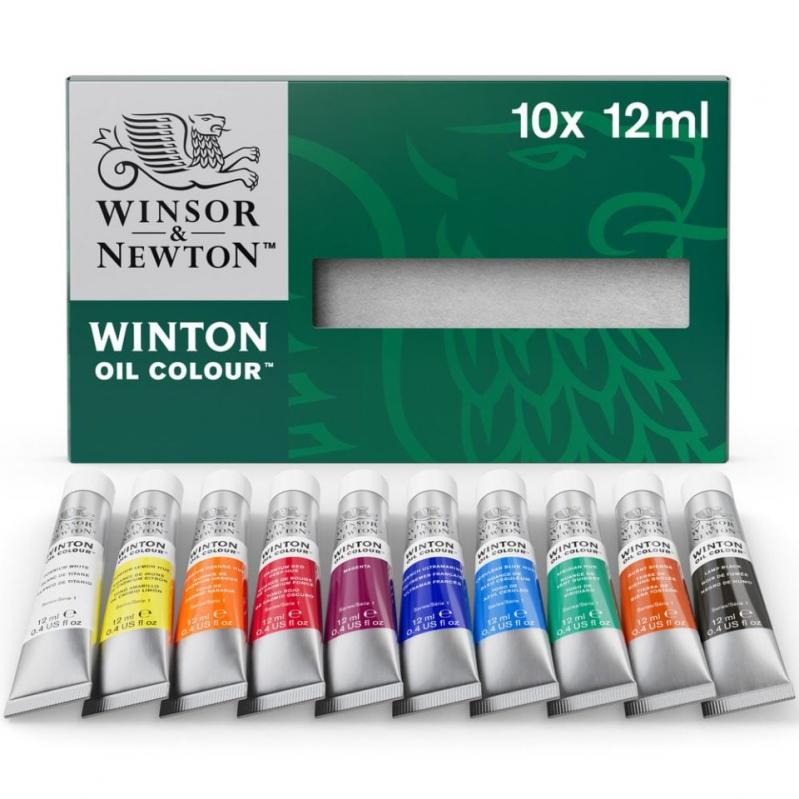 Winsor AND Newton - Winton Oil Colour Set 10x21ml 831720 - Toys