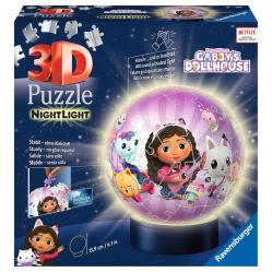 Ravensburger - 3D Puzzle Gabbys Dollhouse Night Light 72p (10311575) - Toys