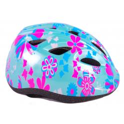 Volare - Kids bike helmet XS small 47-51cm - Green-Pink 825 - Toys