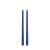 Uyuni - LED slim taper candle  2-pack - Royal blue, Smooth - 2,3x32 cm (UL-TA-RB02332-2) - Home and Kitchen