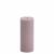 Uyuni - LED pillar candle - Light lavender, Rustic - 7,8x20,3 cm (UL-PI-LL78020) - Home and Kitchen