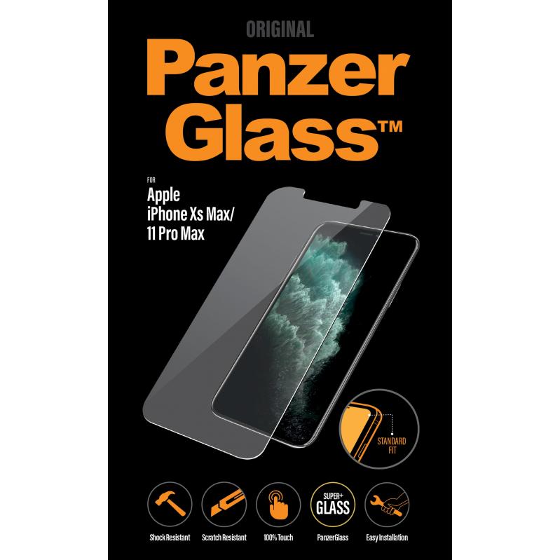 PanzerGlass - Screen Protector Apple iPhone 11 Pro Max - Xs Max - Standard Fit - Electronics