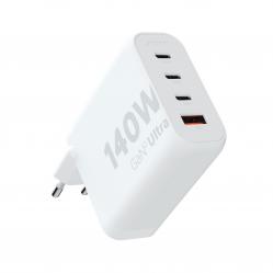 Xtorm - 140W GaN2 Ultra Home Charger 3xUSB-C-USB-A White - Electronics