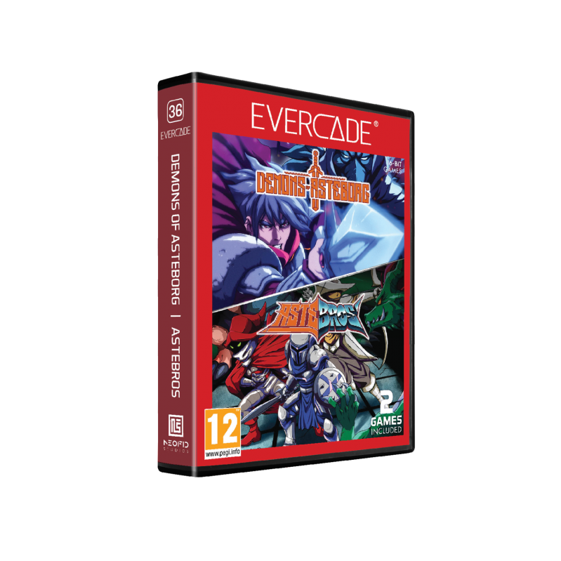 Blaze Evercade Demons of Asteborg - BLAZE TAB Plus