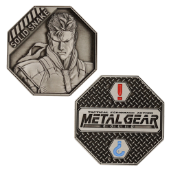 Metal Gear Solid Limited Edition Solid Snake Collectible Coin - Fan Shop and Merchandise