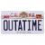 Back To The Future Replica Number Plate Tin Sign - Fan Shop and Merchandise