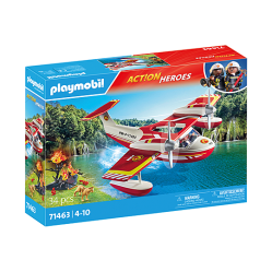 Playmobil - Firefighting Sea plane with extinguishing function (71463) - Toys