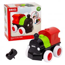 BRIO - Steam AND Go Train - 30411 - Toys