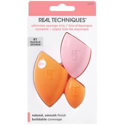 Real Techniques - Ultimate Sponge Trio Orange-Rosa - Beauty
