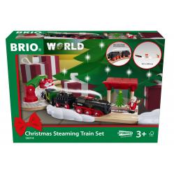 Brio - Christmas Steaming Train Set Specset 36014 - Toys