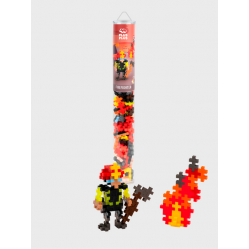 Plus-Plus - Firefighter - 100 pcs Tube 4294 - Toys