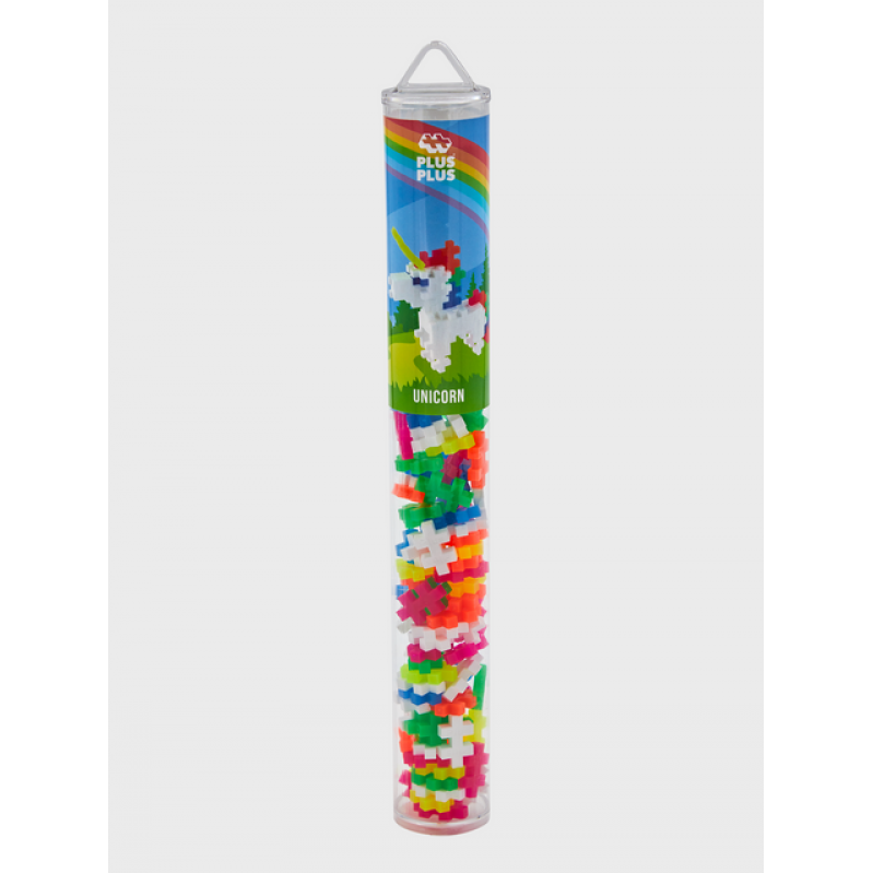 Plus-Plus - Unicorn - 100 pcs Tube (4109) - Toys