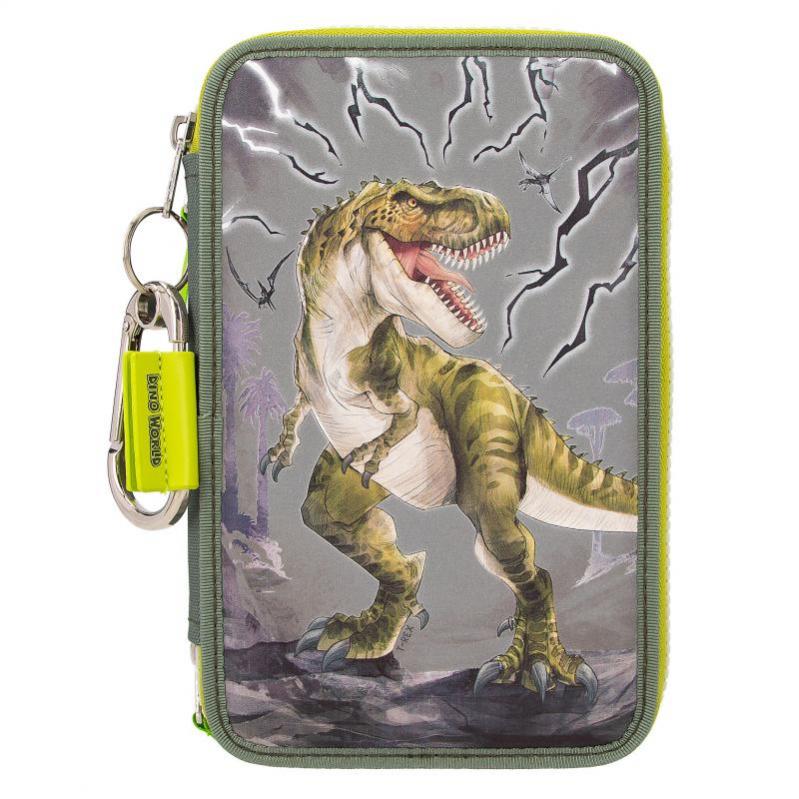 Dino World - Triple Pencil Case REFLECTOR 0411758 - Toys